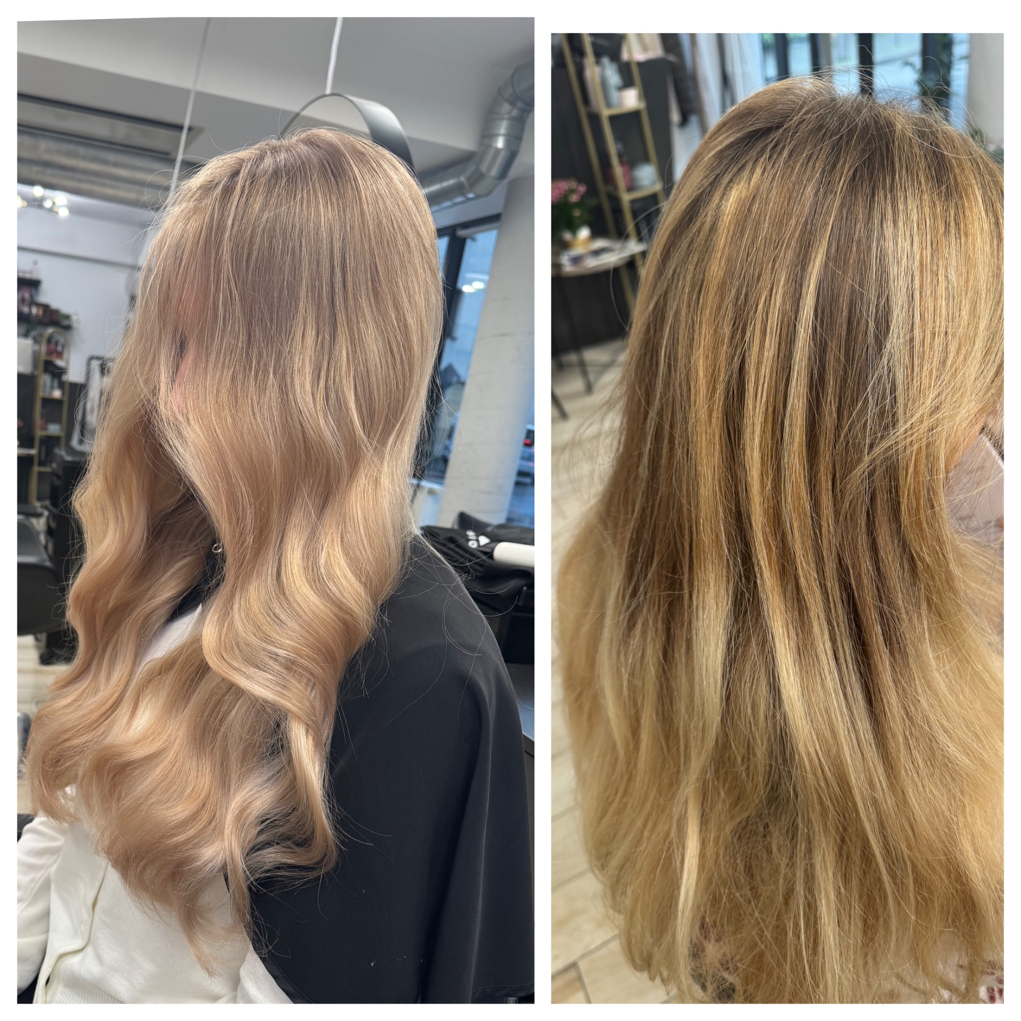 Balayage fale glamour