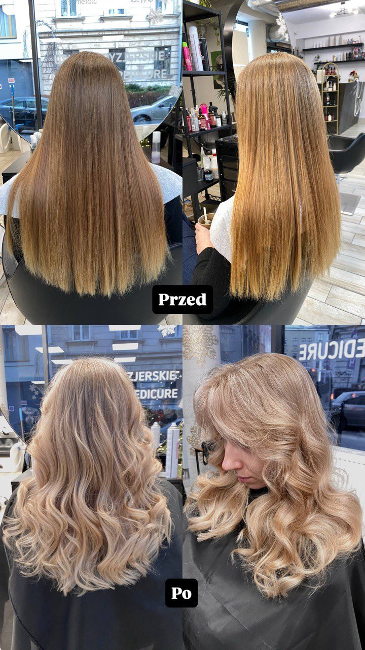 Air Touch przed i po — realizacja Krem Beauty