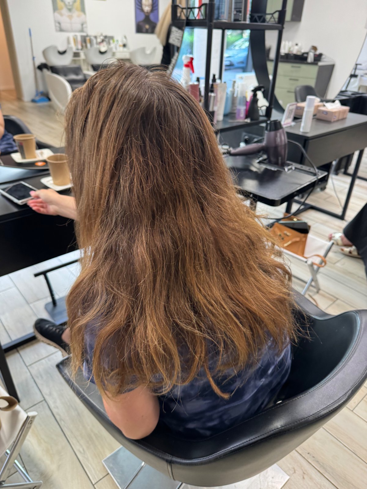Balayage bronde fale — realizacja Krem Beauty